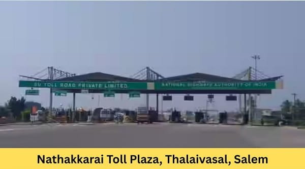 Nathakkarai Toll Plaza, Thalaivasal, Salem: Rates, Address, Location and Directions